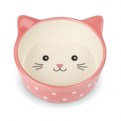 Happy Pet Feeder Cat Polka